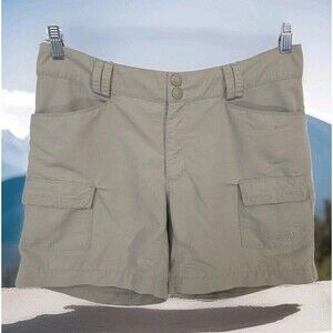 The North Face Women's Nylon Hiking Shorts Tan - Size 10/12 - SEE DESCRIPTION